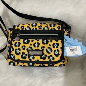 NWT LiLy Bloom Julia Crossbody- Bold Graphic Leopard Print